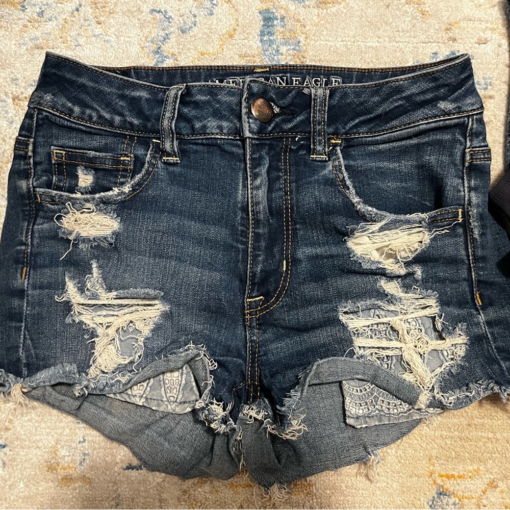 American Eagle hi ri-se shorts